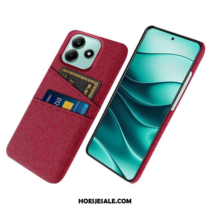 Hoesje Xiaomi Redmi Note 14 5g Stoffen Kaarthouder