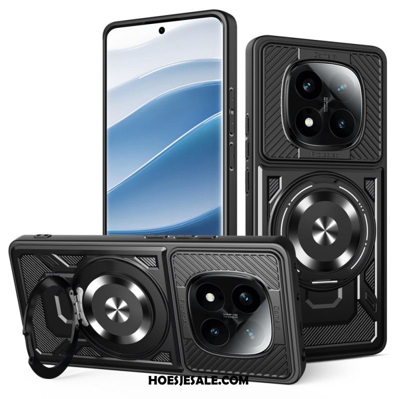 Hoesje Xiaomi Redmi Note 14 Pro 4g Magnetisch Met Draaibare Standaard