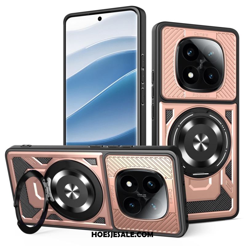 Hoesje Xiaomi Redmi Note 14 Pro 4g Magnetisch Met Draaibare Standaard