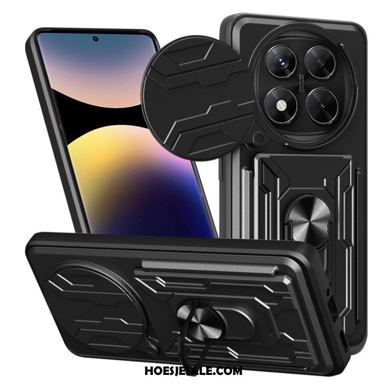 Hoesje Xiaomi Redmi Note 14 Pro 4g Ultra-resistent Met Standaard En Lensbeschermer