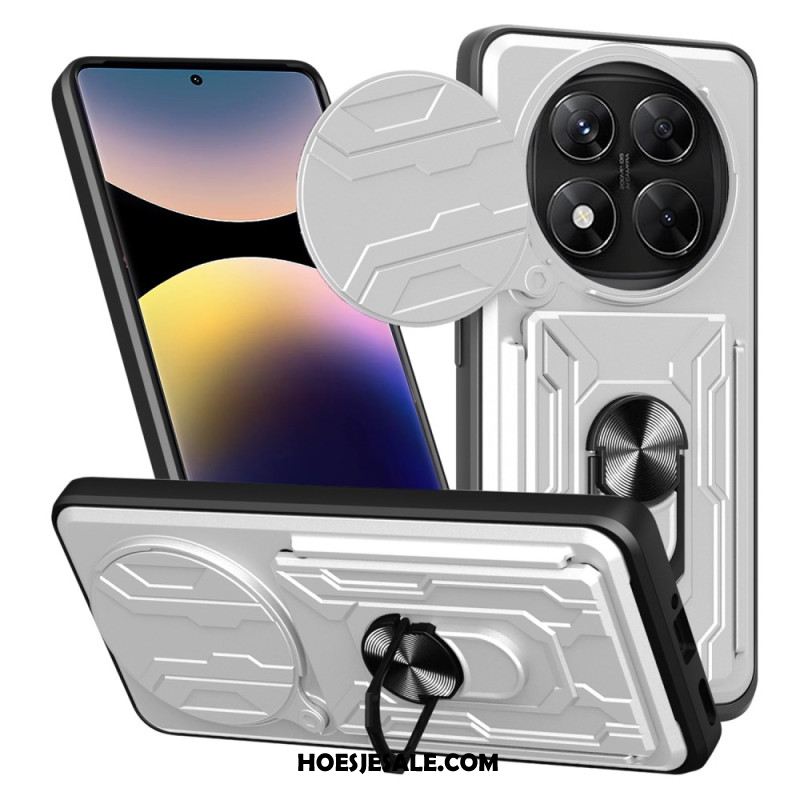 Hoesje Xiaomi Redmi Note 14 Pro 4g Ultra-resistent Met Standaard En Lensbeschermer