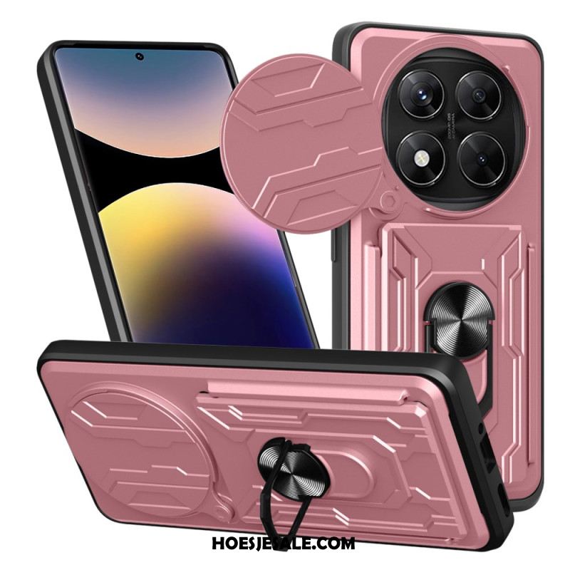 Hoesje Xiaomi Redmi Note 14 Pro 4g Ultra-resistent Met Standaard En Lensbeschermer