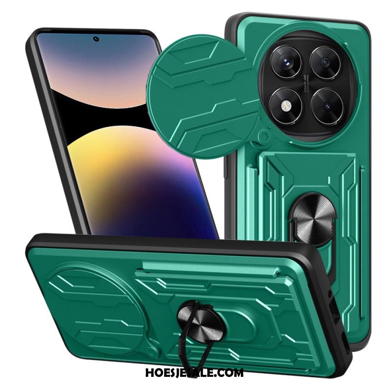 Hoesje Xiaomi Redmi Note 14 Pro 4g Ultra-resistent Met Standaard En Lensbeschermer