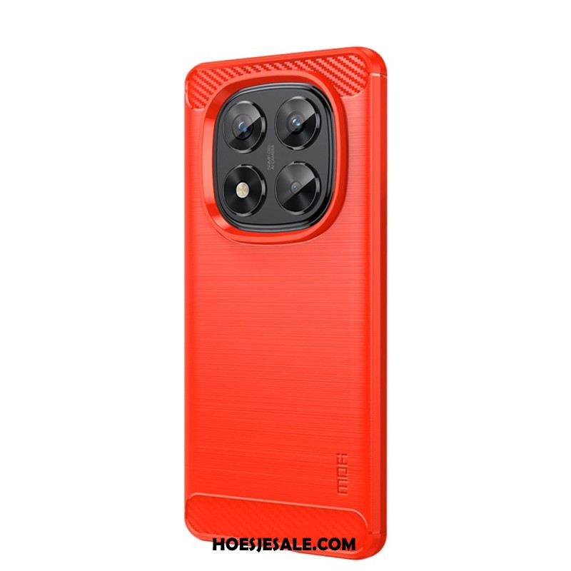 Hoesje Xiaomi Redmi Note 14 Pro 5g Geborsteld Koolstofvezel Bescherming Hoesje