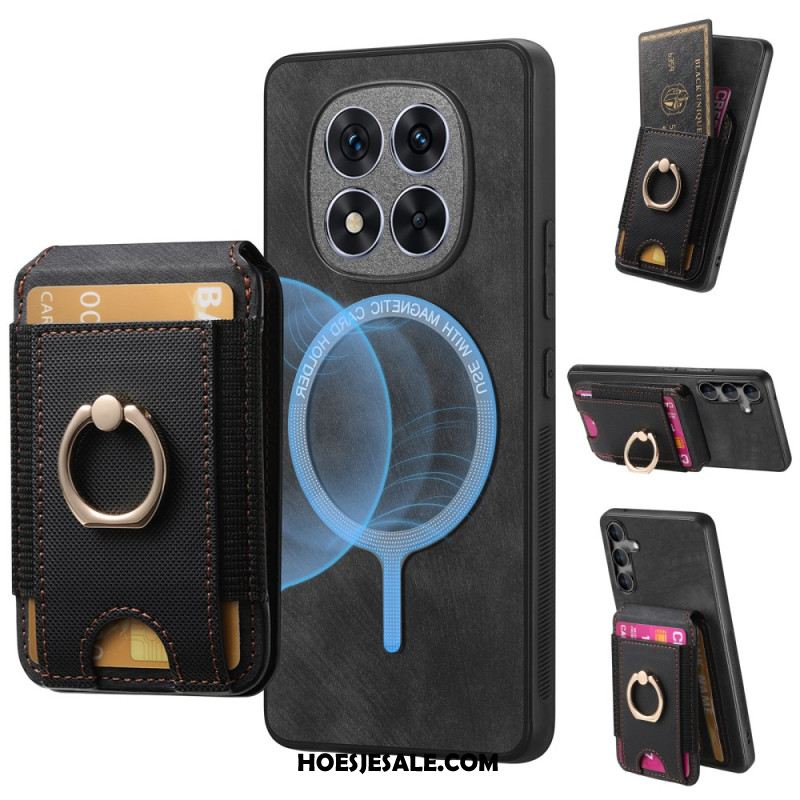 Hoesje Xiaomi Redmi Note 14 Pro 5g Magnetische Kaarthouder Met Verticale Klep