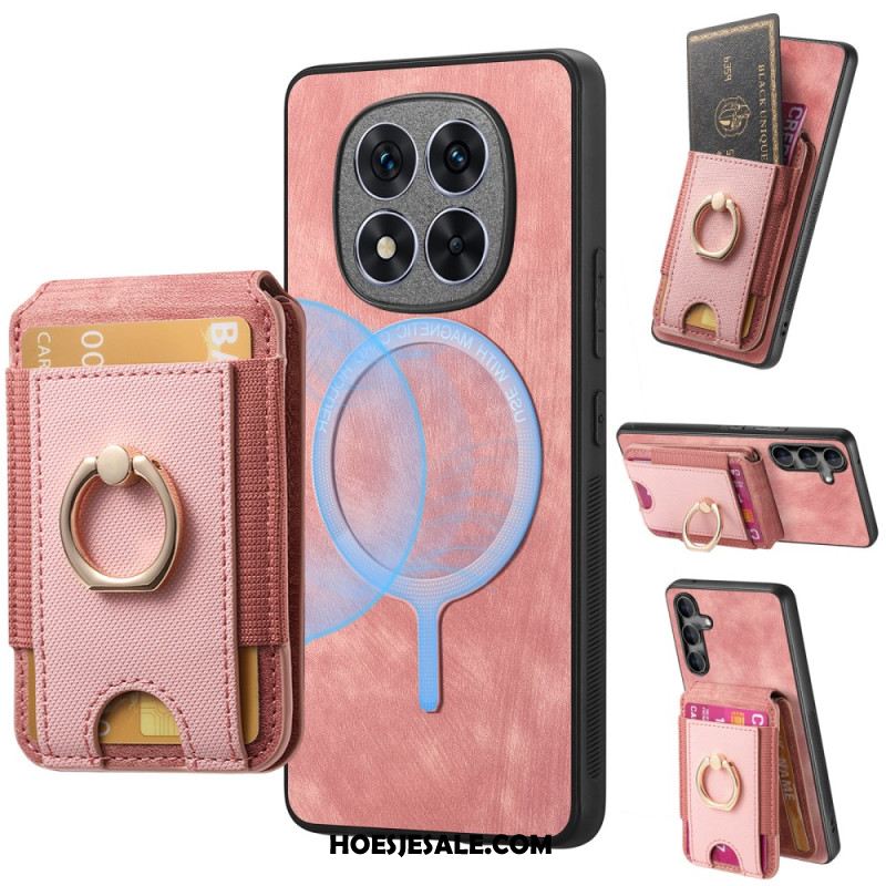 Hoesje Xiaomi Redmi Note 14 Pro 5g Magnetische Kaarthouder Met Verticale Klep