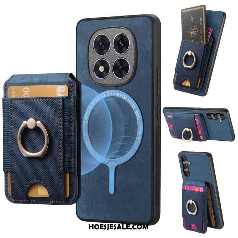 Hoesje Xiaomi Redmi Note 14 Pro 5g Magnetische Kaarthouder Met Verticale Klep