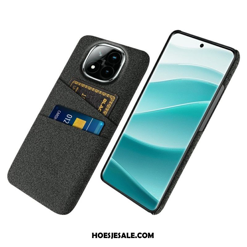 Hoesje Xiaomi Redmi Note 14 Pro Plus 5g Stoffen Kaarthouder