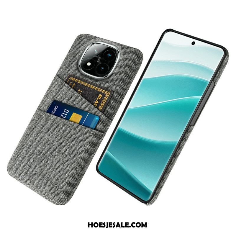 Hoesje Xiaomi Redmi Note 14 Pro Plus 5g Stoffen Kaarthouder