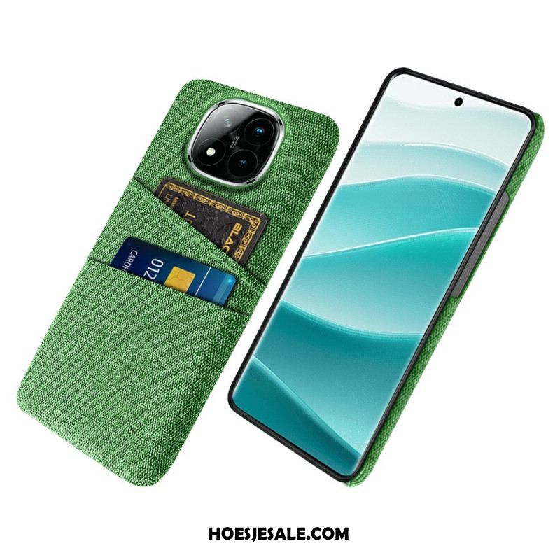 Hoesje Xiaomi Redmi Note 14 Pro Plus 5g Stoffen Kaarthouder