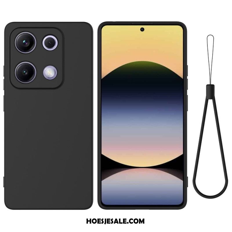 Hoesje Xiaomi Redmi Note 14s Vloeibare Siliconen Band Bescherming Hoesje