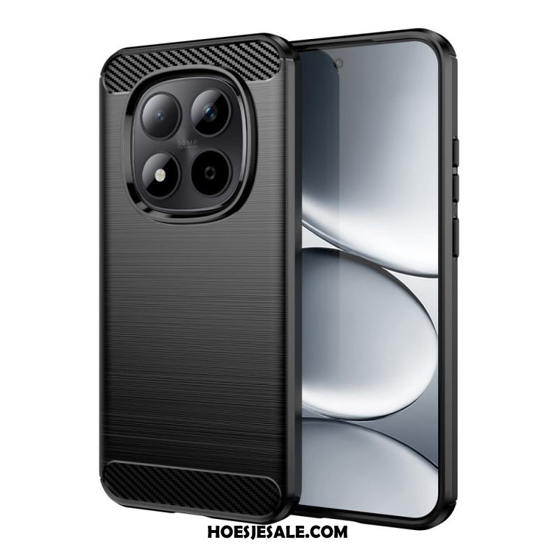 Hoesje Xiaomi Redmi Note 15 Pro 5g Geborsteld Koolstofvezel Bescherming Hoesje