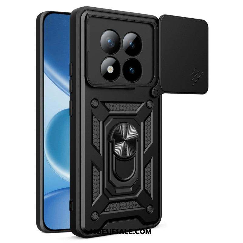 Hoesje Xiaomi Redmi Note 15 Pro Plus 5g Schuifbare Camerabescherming En Geïntegreerde Standaard Bescherming Hoesje