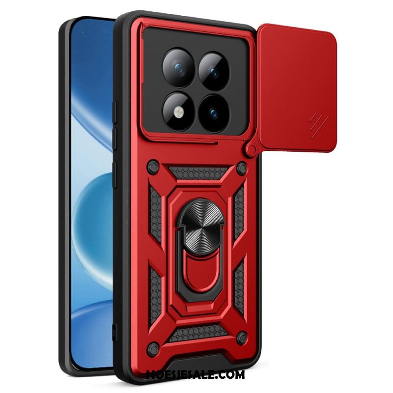 Hoesje Xiaomi Redmi Note 15 Pro Plus 5g Schuifbare Camerabescherming En Geïntegreerde Standaard Bescherming Hoesje