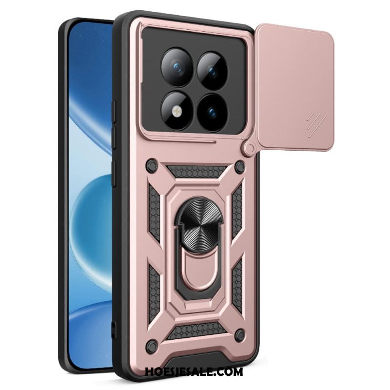 Hoesje Xiaomi Redmi Note 15 Pro Plus 5g Schuifbare Camerabescherming En Geïntegreerde Standaard Bescherming Hoesje