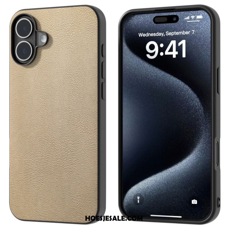 Hoesje iPhone 16 Plus Anti-val Kunstleer