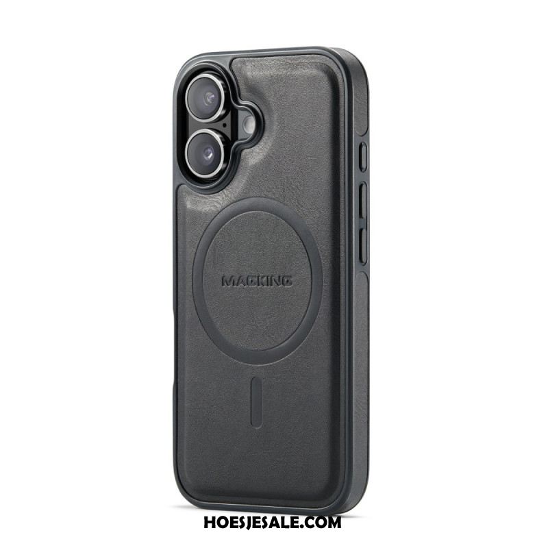 Hoesje iPhone 17 Magsafe Compatibel Met Premium Leerlook