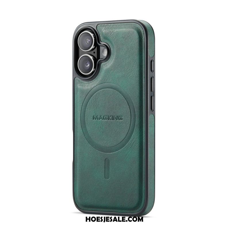 Hoesje iPhone 17 Magsafe Compatibel Met Premium Leerlook