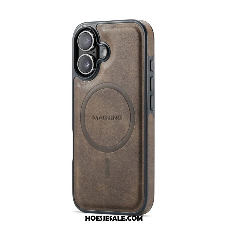 Hoesje iPhone 17 Magsafe Compatibel Met Premium Leerlook