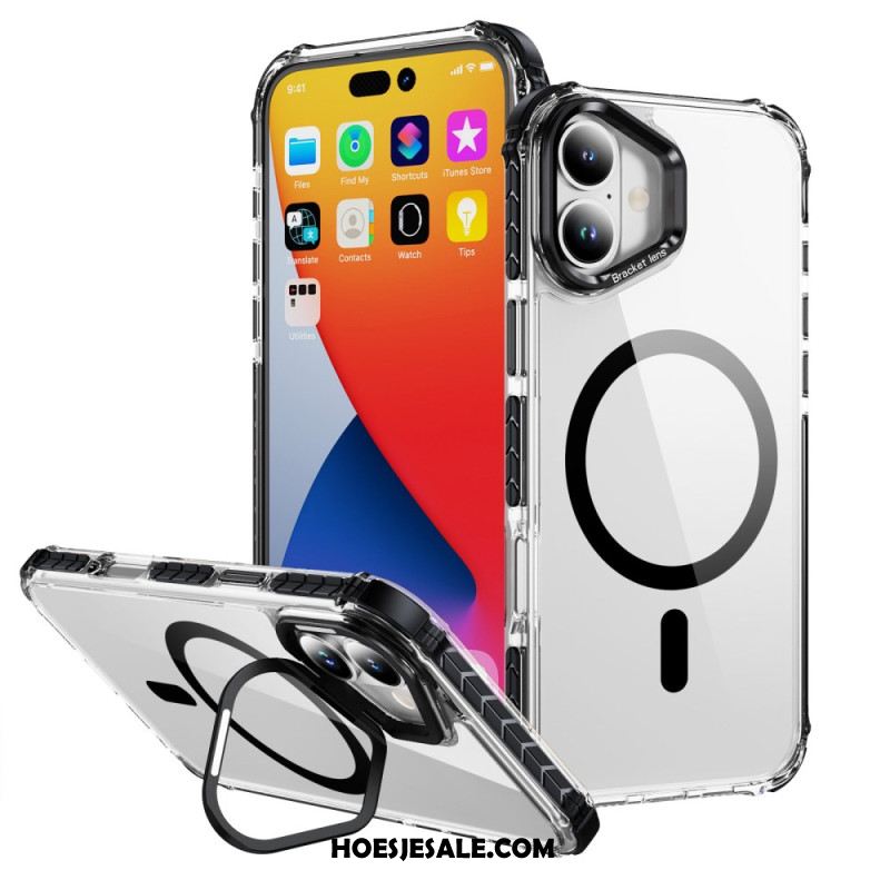 Hoesje iPhone 17 Magsafe-compatibele Steun En Lensbescherming