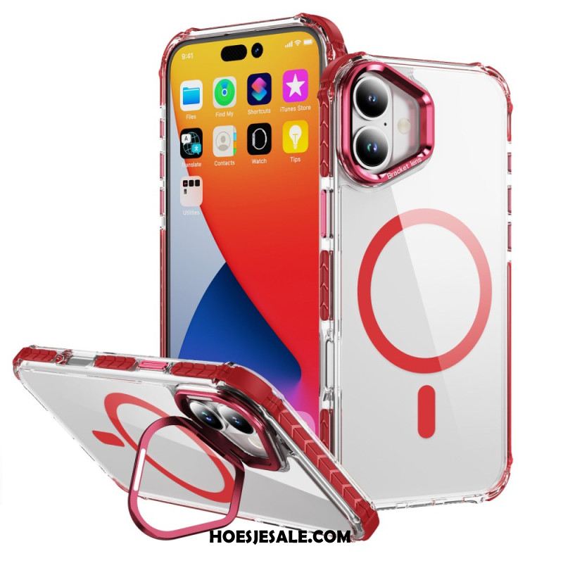 Hoesje iPhone 17 Magsafe-compatibele Steun En Lensbescherming