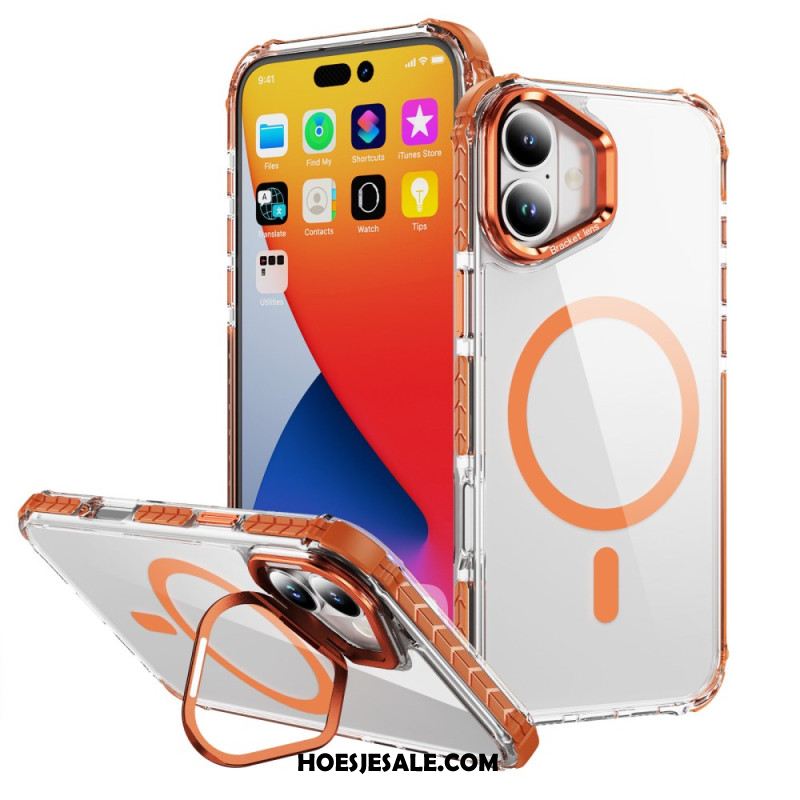 Hoesje iPhone 17 Magsafe-compatibele Steun En Lensbescherming