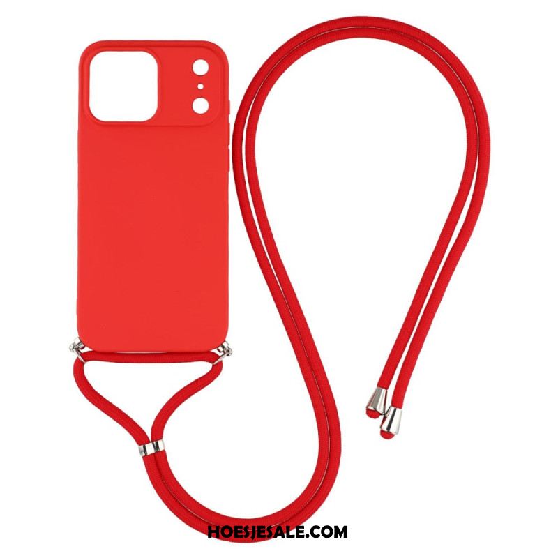 Hoesje iPhone 17 Pro Klassiek Koord