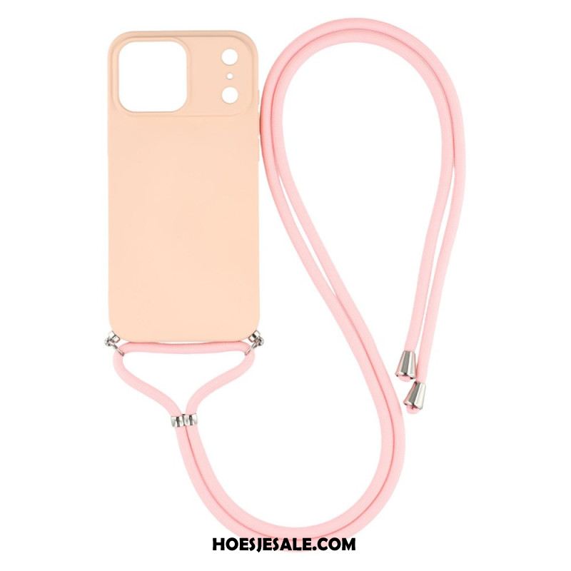 Hoesje iPhone 17 Pro Klassiek Koord