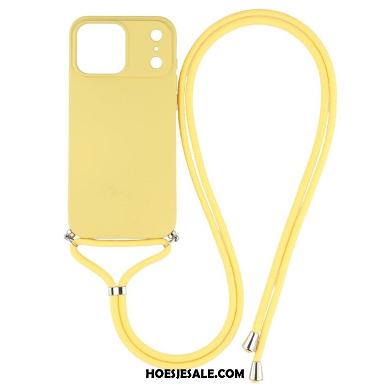 Hoesje iPhone 17 Pro Klassiek Koord