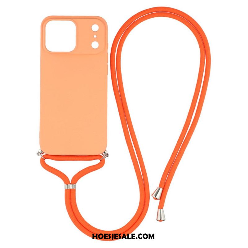 Hoesje iPhone 17 Pro Klassiek Koord