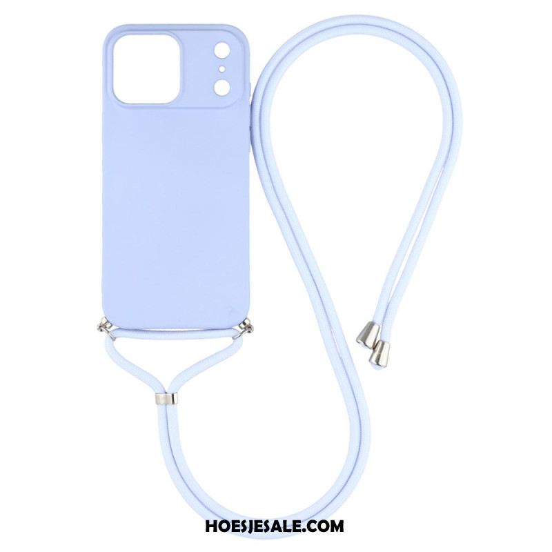 Hoesje iPhone 17 Pro Klassiek Koord