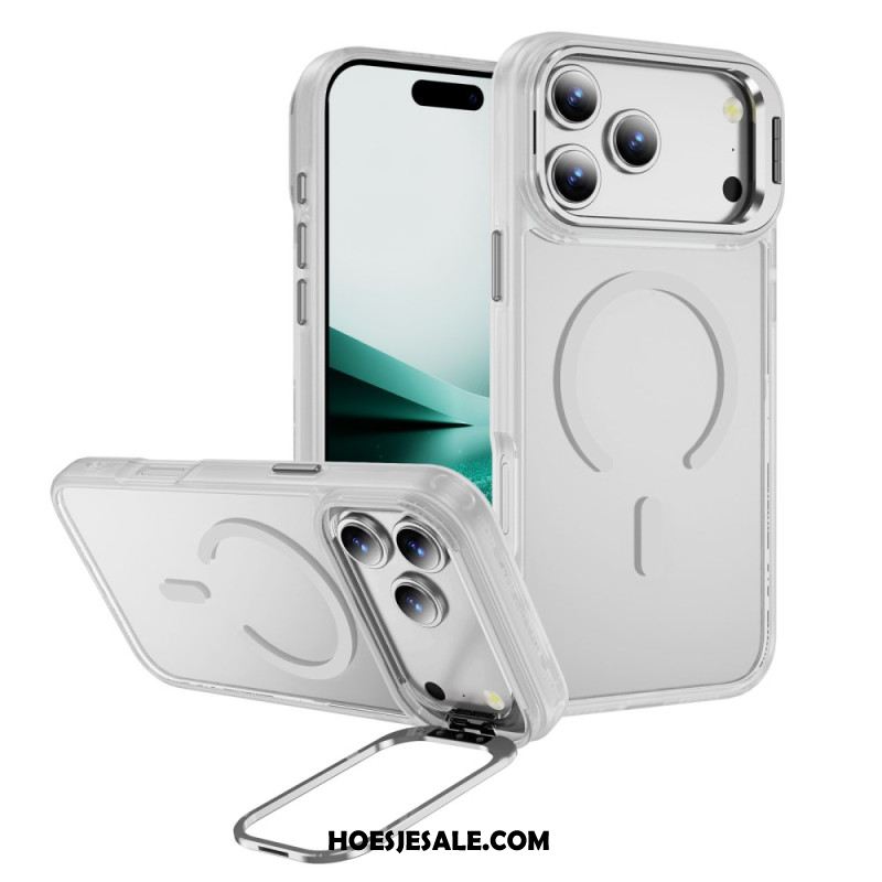 Hoesje iPhone 17 Pro Magnetisch Met Lenshouder Bescherming Hoesje