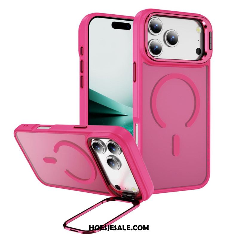 Hoesje iPhone 17 Pro Magnetisch Met Lenshouder Bescherming Hoesje