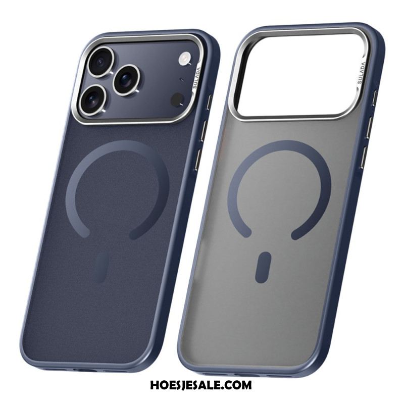 Hoesje iPhone 17 Pro Magsafe-compatibel Semi-transparant