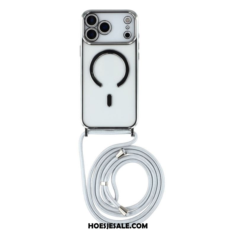 Hoesje iPhone 17 Pro Magsafe-compatibel Transparant Snoer Bescherming Hoesje