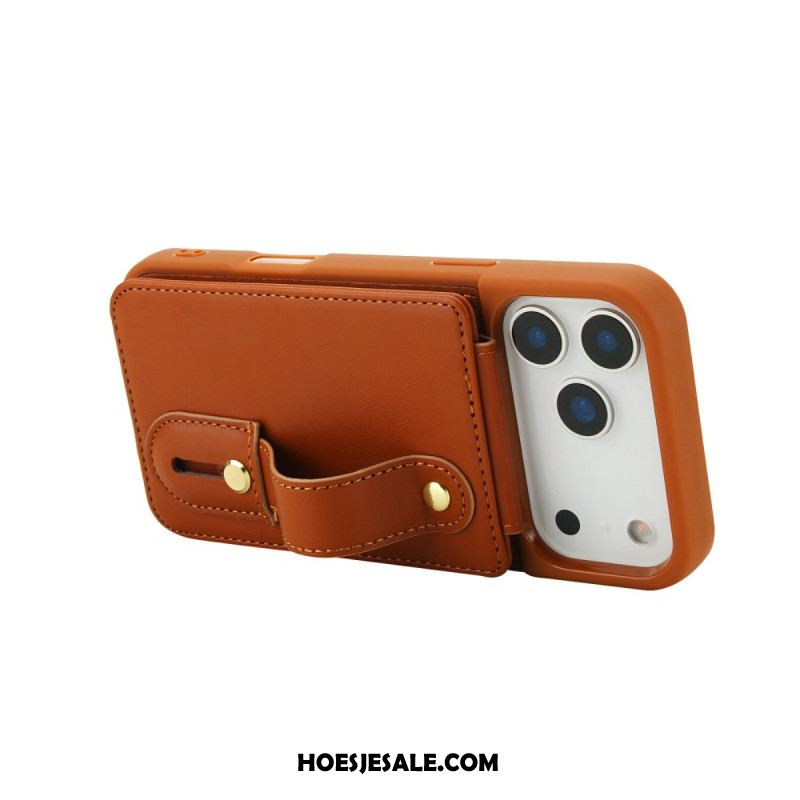 Hoesje iPhone 17 Pro Max Kaarthouder En Schouderband