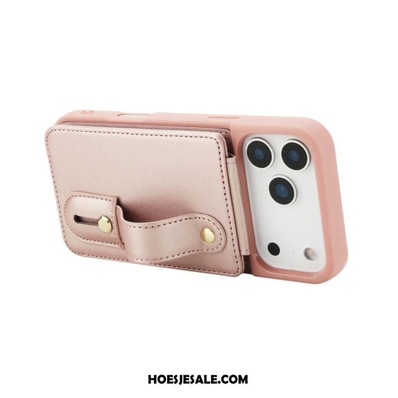 Hoesje iPhone 17 Pro Max Kaarthouder En Schouderband