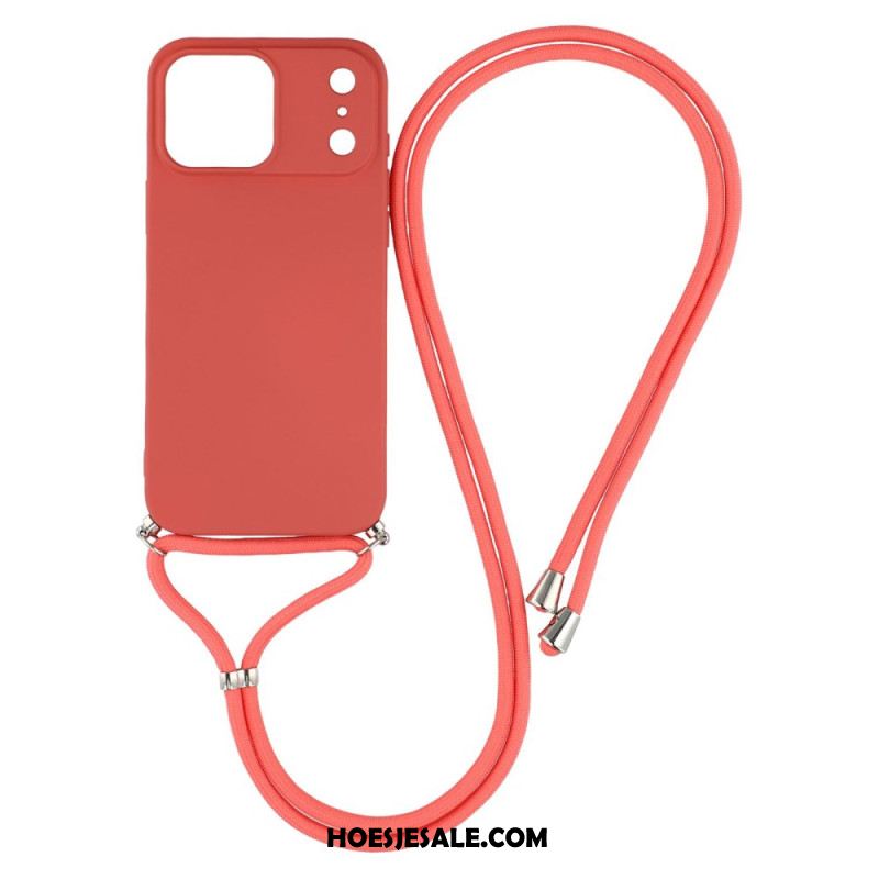 Hoesje iPhone 17 Pro Max Klassiek Koord