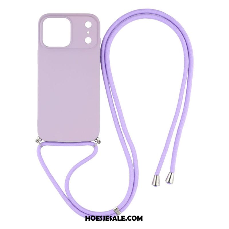 Hoesje iPhone 17 Pro Max Klassiek Koord