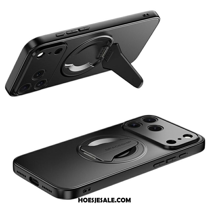 Hoesje iPhone 17 Pro Max Magsafe Metal Effect Geïntegreerde Houder