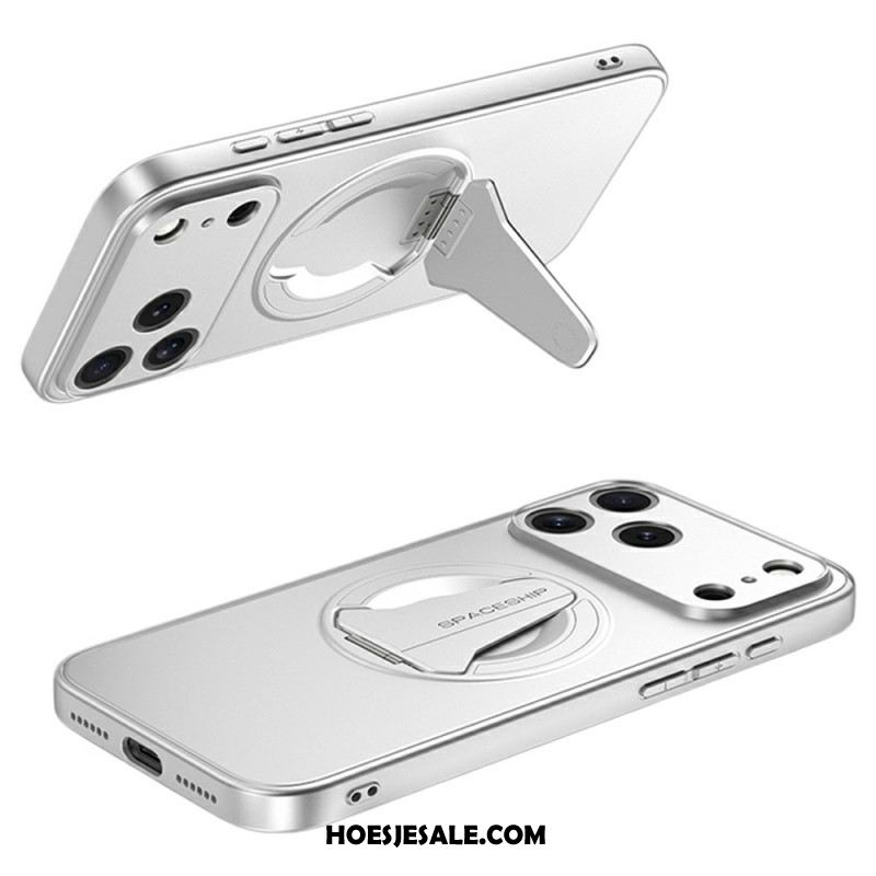 Hoesje iPhone 17 Pro Max Magsafe Metal Effect Geïntegreerde Houder