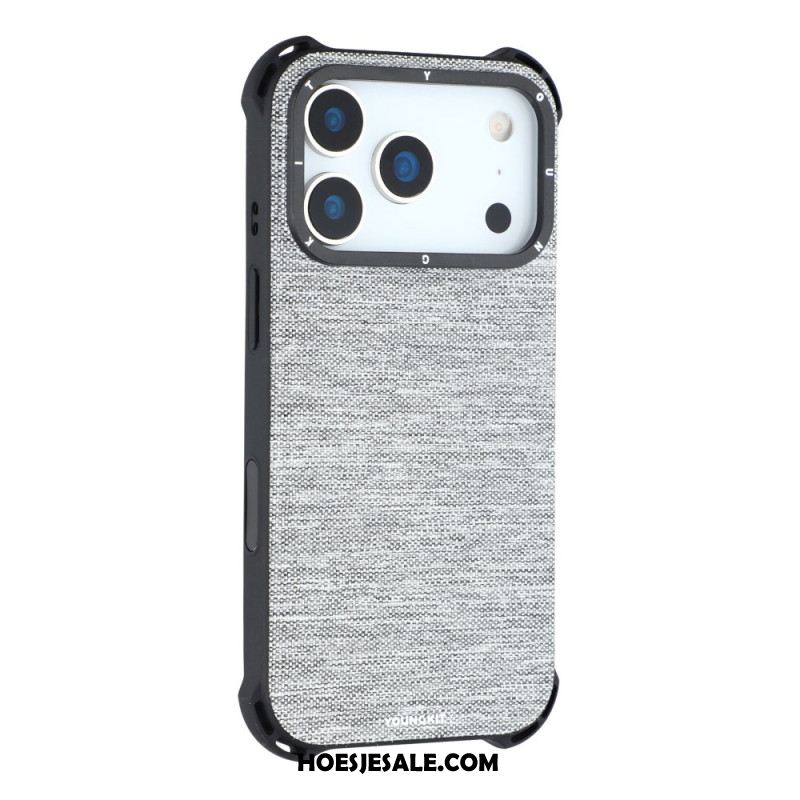 Hoesje iPhone 17 Pro Max Magsafe Premium Texture Jeans