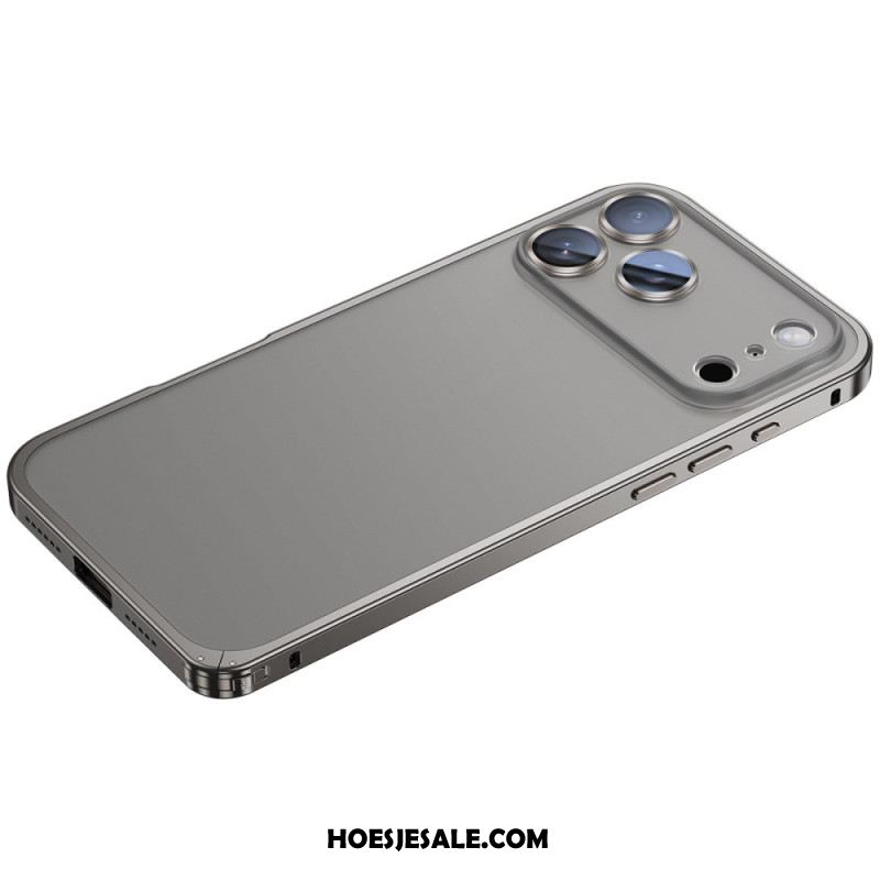 Hoesje iPhone 17 Pro Max Metalen Frame Bescherming Hoesje