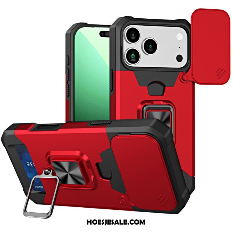 Hoesje iPhone 17 Pro Max Robuuste Standaard En Schuifdeksel