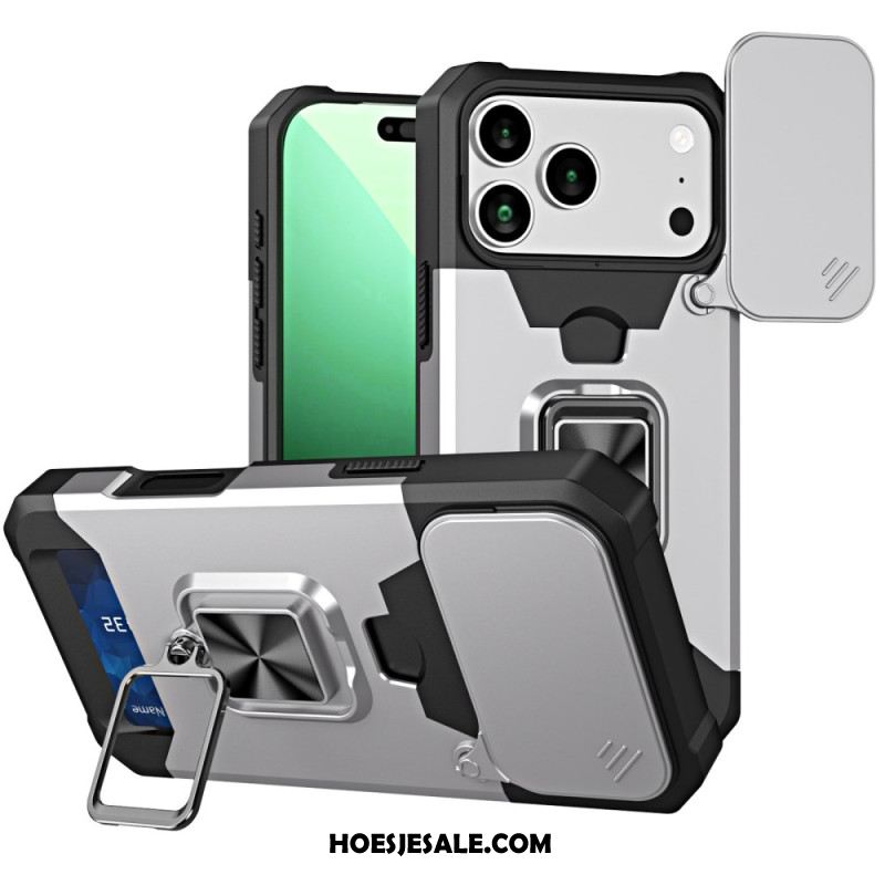 Hoesje iPhone 17 Pro Max Robuuste Standaard En Schuifdeksel