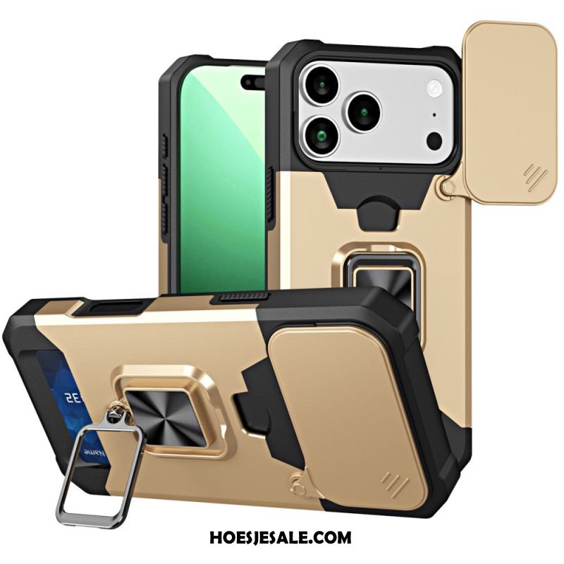 Hoesje iPhone 17 Pro Max Robuuste Standaard En Schuifdeksel