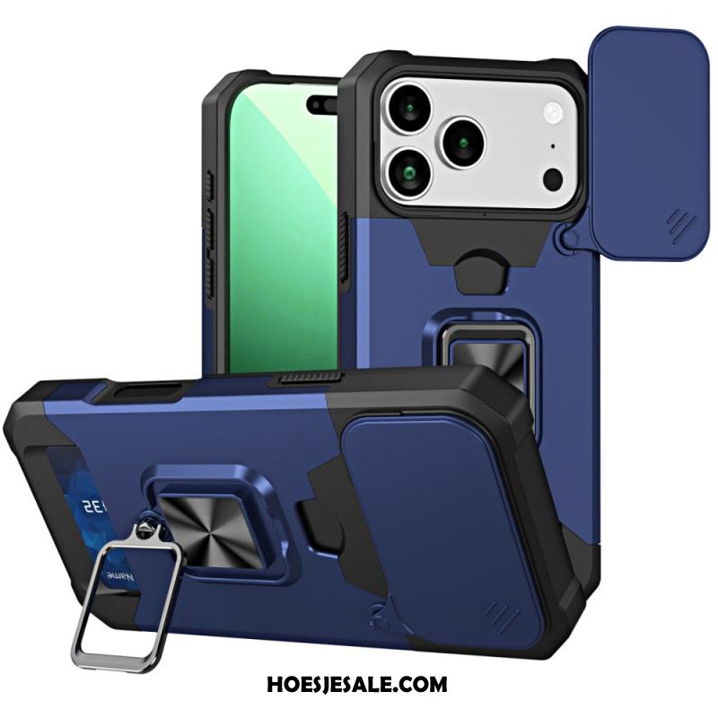 Hoesje iPhone 17 Pro Max Robuuste Standaard En Schuifdeksel