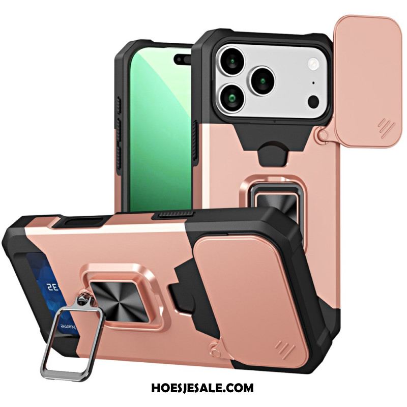 Hoesje iPhone 17 Pro Max Robuuste Standaard En Schuifdeksel