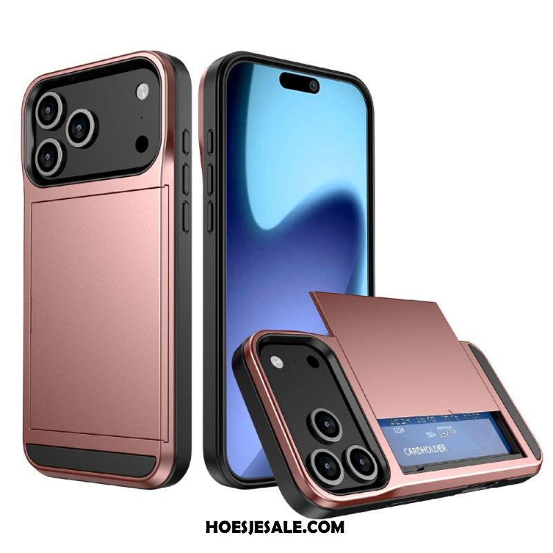 Hoesje iPhone 17 Pro Max Schuifbare Kaarthouder