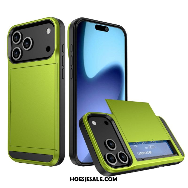 Hoesje iPhone 17 Pro Max Schuifbare Kaarthouder